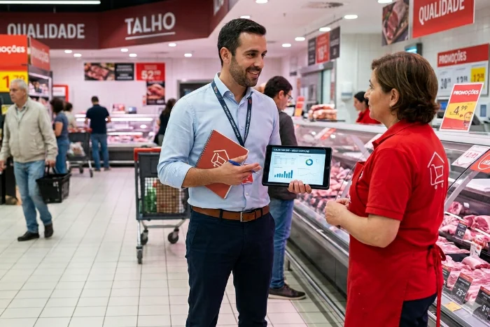Comercial carne Lamego