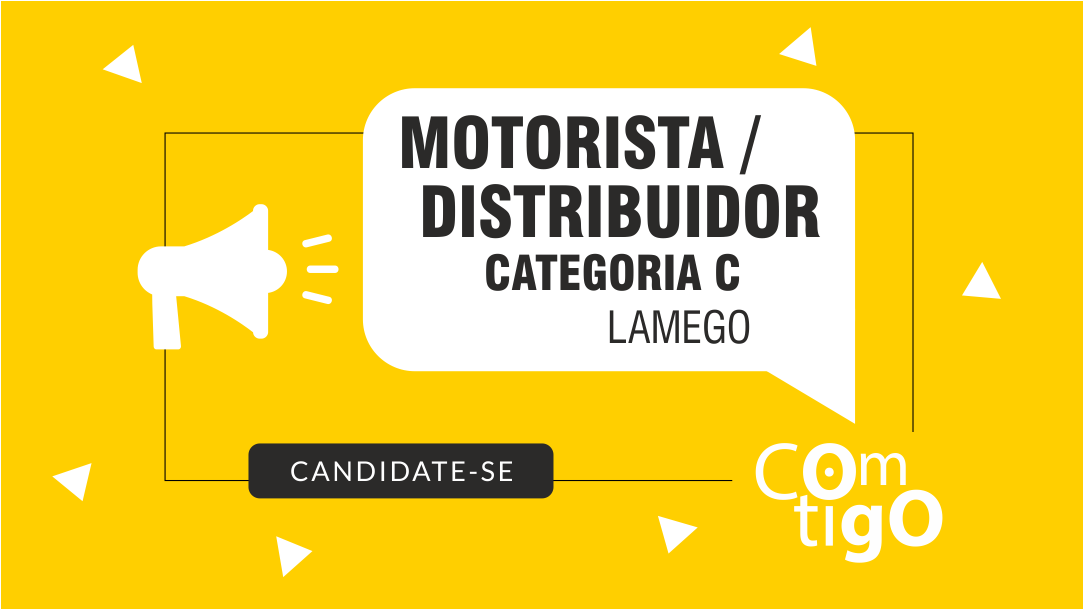 Motorista / Distribuidor - Categoria C - Lamego